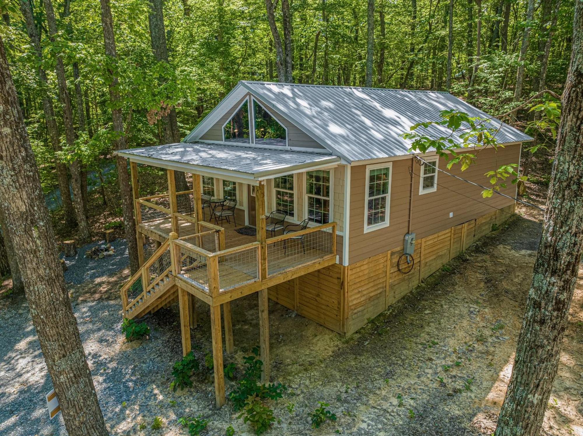Coyote Cabin At Woodland Retreat At Desoto Beside Desoto State Park 佩恩堡 外观 照片